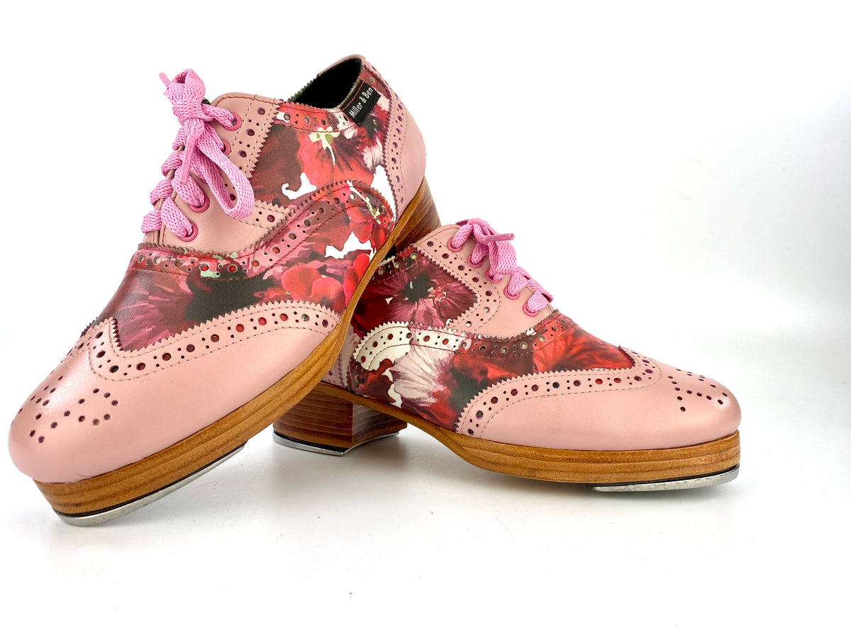 Triple Threat - Baby Pink & Springtime Royal | Tap Shoes Canada