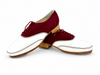 Rúben Sánchez - RS78C - Burgundy Suede & White Patent - 42W