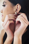 'Fundamentals' - Tap Shoe Earrings in Walnut