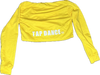 KR Kelsey Rose Yellow Tap Dancer Hoodie Tap shoes
