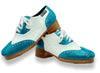 Triple Threat - Turquoise & White Royal