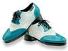 Triple Threat - Turquoise & White